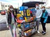 From left, Hayley Kuhn, Dylan Lipman and Paige Lipman.