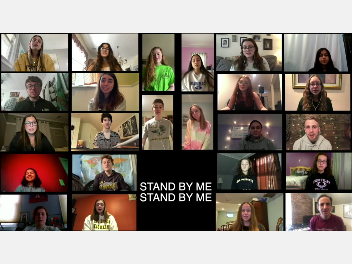 The Lynbrook High School chorus worked together to create a special musical tribute to front-line workers.