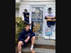 Massapequa High School senior Daniel Meaney decorated the front of his house to reflect his time as a Massapequa student. 