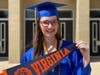 Natalie Dahlquist celebrated her acceptance to the University of Virginia. 