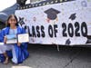 Dinkelmeyer student Samira Ramoutar and her fellow Class of 2020 graduates were honored in a unique ceremony. 
