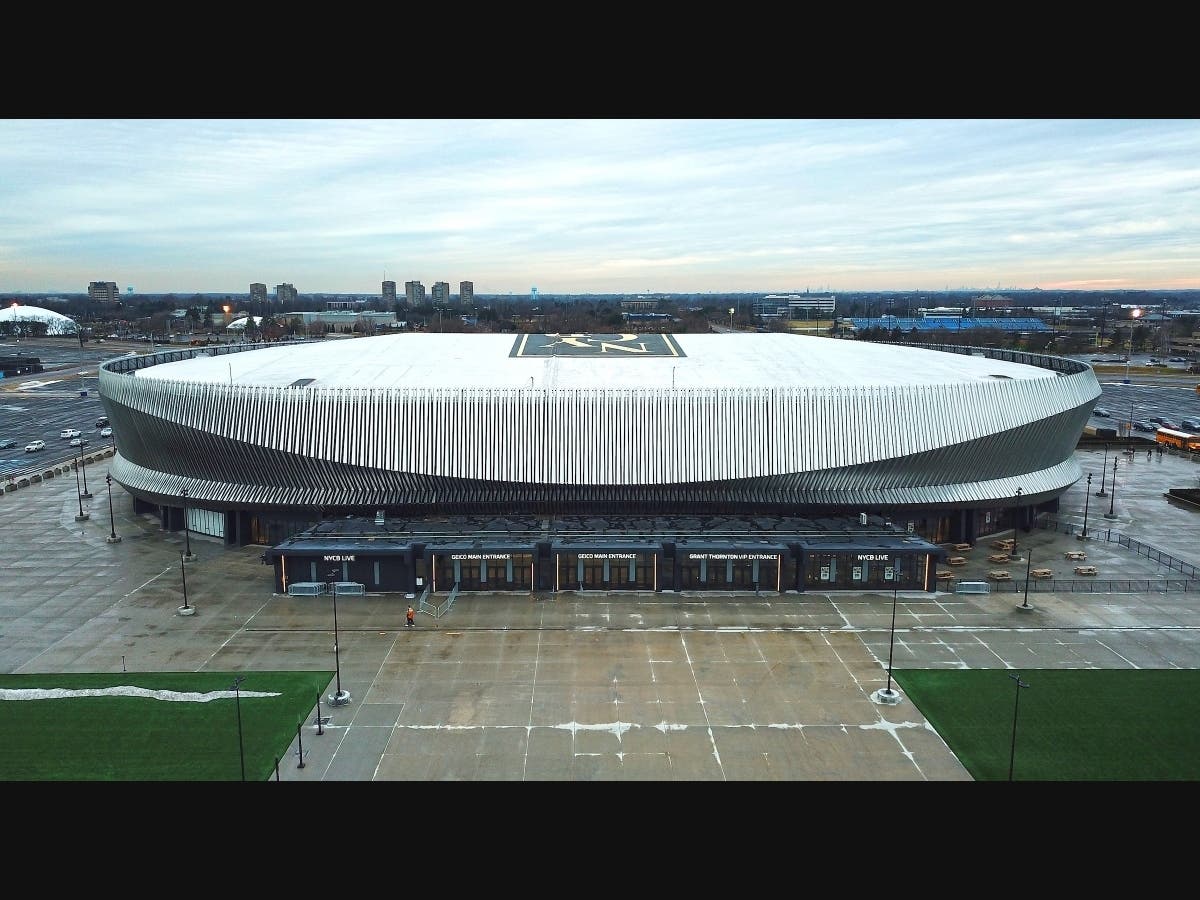Onexim, owned by billionaire Mikhail Prokhorov, operates the Nassau Coliseum and said employees will be laid off.
