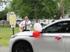  Levy Lakeside music teacher Jeffrey Glemboski gave each departing sixth grader a special farewell serenade during the school’s sixth car parade celebration.