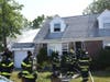One resident and one firefighter were injured at the house fire on Nancy Drive.