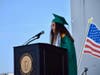 Class of 2020 valedictorian Arpie Bakhshian addressed her fellow classmates. 