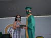 Senior Jack Rogers received his diploma from Board Trustee Ellen Marcus. 