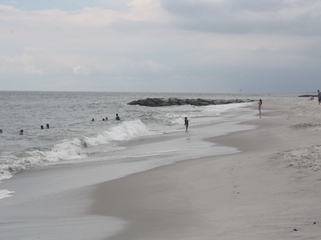 A Hempstead lifeguard spotted the shark near Lido Beach.
