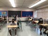 Incoming ninth graders at John F. Kennedy High School learned about school at an orientation.