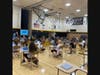 At the Merrick Avenue Middle School incoming seventh grade orientation, students learned how to log onto Google Classroom.