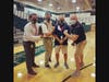Staff members at Kennedy High School, Michael Gattus, Russell Lella, Brian Degaetano and Craig Papach welcomed students on the first day of school on Sept. 8.