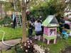 Long Beach firefighters rescued three cats from a burning home on West Olive Street.