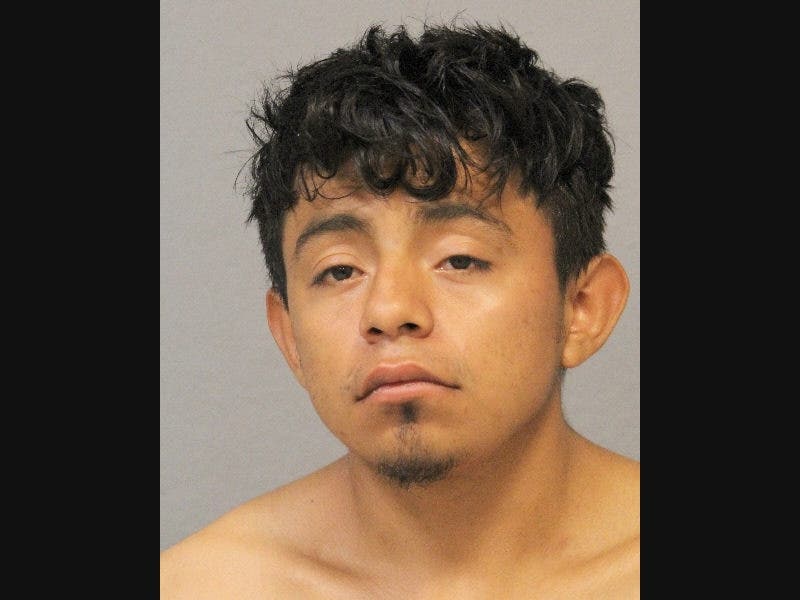 Police said Selvin Hernandez-Lopez, 18, threatened two officers with a knife.