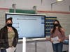 Mepham senior Victoria Walker and junior Alanna Morse, both student ambassadors, addressed Matt Moody’s 11th grade U.S. History class on Jan. 15.