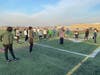 John F. Kennedy High School students utilized the field for the pre-season conditioning program.