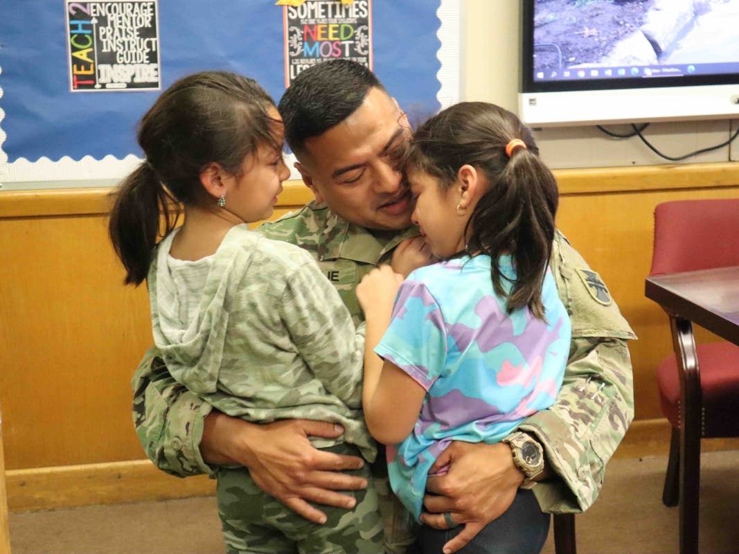 Levittown servicemember surprise family for the holidays levittown
