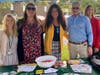MCCC supported the DFSCNJ Power Walk. Pictured are MCCC Foundation staff Carly Layton, Tatiana Dodge, Joe Claffey, and Jenna Lawson with DFSCNJ CEO Melissa Tenzer (center). 