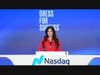 Melissa Tenzer proudly participates in the Closing Bell ceremony with Dress for Success Worldwide, recognizing the organization's global commitment to empowering women to achieve economic independence.
