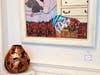 "Belongings," by Layne (also pictured "Gold Dancers," by Ceil Rossi)