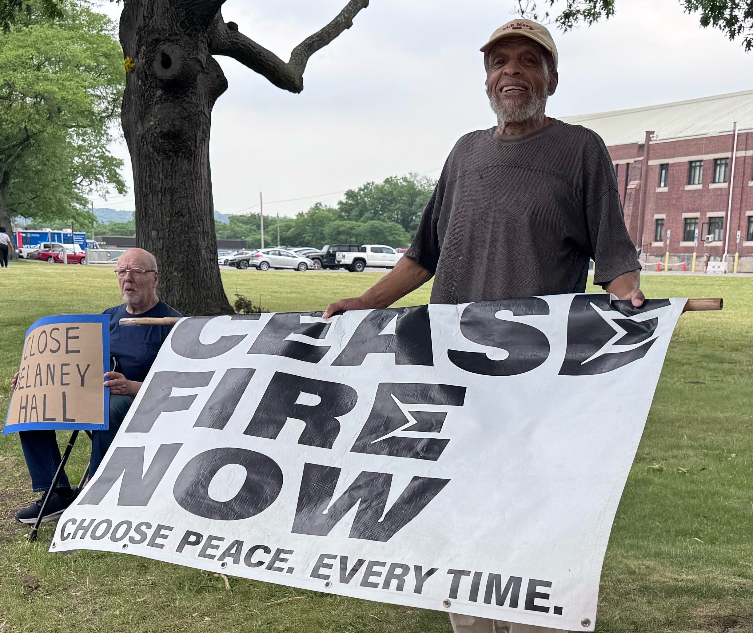 Mark 21st Anniversary of Teaneck Peace and Justice Vigil. No wars on Gaza, Iran, Cuba! Abolish ICE!