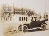 Beaumont Library's historic Carnegie was under construction in the spring of 1914 before the roads were paved and the sidewalks laid!