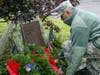 2d Lt.Sharath Babu places a U.S. Marine honorary wreath during the Wreaths Across America opening ceremony.