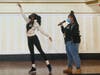 Uncommon Schools students Imaani Russell and Ainka-Amara Gillespie rehearsing in Manhattan for their Carnegie Hall debut.