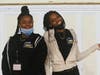 Uncommon Schools students Ainka-Amara Gillespie and Imaani Russell take a break from rehearsing for their Carnegie Hall debut.