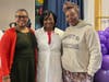 From R-L: New York Times best-selling author Ibi Zoboi, District 41 Councilwoman Darlene Mealy and Poet-in-Residence at Lincoln Center Mahogany L. Browne at Uncommon Girls Middle Academy for a International Women's Day Event. 
