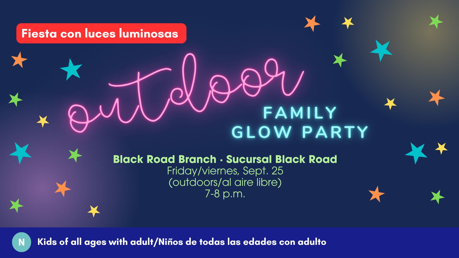 Outdoor Family Glow Party