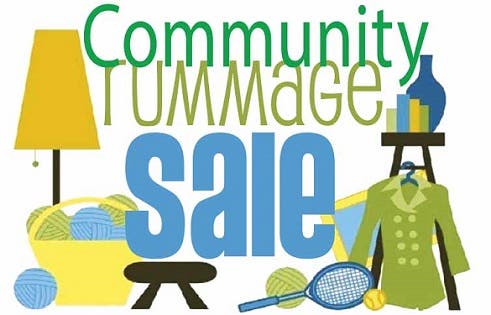 Donation Drop Off Day for the Community Rummage Sale – 12:00 – 5:00 PM