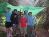 Hanging out with your best friends during a frequent rain storm was a reoccurring theme for our scouts during the week