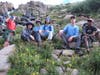 A needed break with the thin air at 11,000 feet and on the way to 14,000 feet!