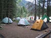 Troop 19 camping along the Animas River.  Good trout fishing but very chilly for swimming!
