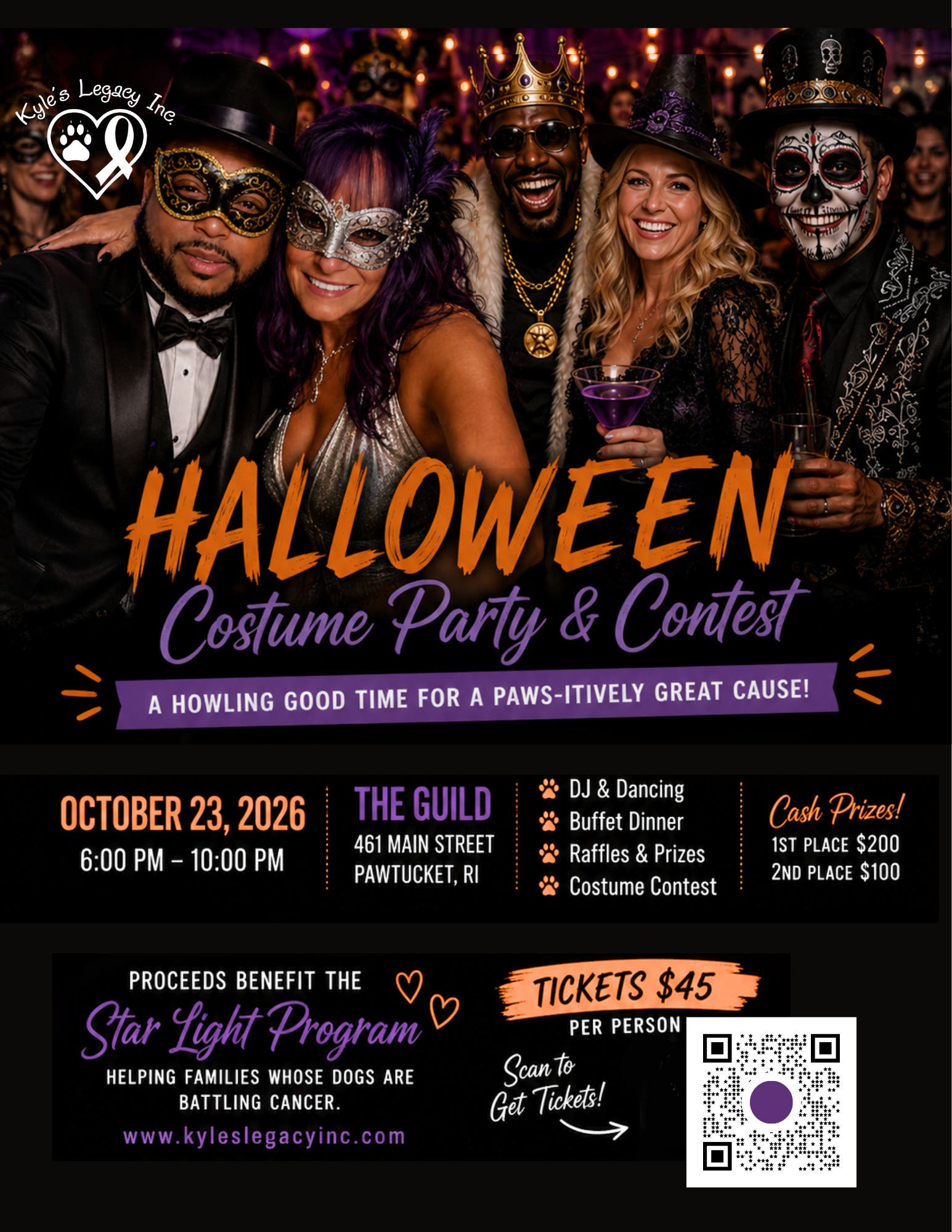 Halloween Costume Contest and Party to Benefit Kyle's Legacy Star Light Program