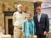 Christian Cashman pictured with Paul and Ann Smith, who sent their four children to Northwest Catholic and are residents at McAuley. Paul Smith sits on the Men’s Breakfast board.