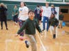 Northwest Catholic seniors painted faces, handed out candy, and played games with their guests from Trinity Academy of Hartford during today’s Halloween celebration.