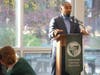 Jesse White, a 1997 Northwest Catholic graduate and current Principal on Assignment at Bloomfield High School, delivered the keynote at NWC’s Fall Honors Breakfast.