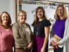 Northwest Catholic Dean of Students Jennifer Montoney, Pulmonary Nurse Jane Reardon, ALA Director of Advocacy Ruth Canovi, and NWC Nurse Beth Bornstein following the vaping presentation at the school.