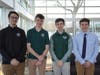 National Honor Society Officers Gabriel Landi, Declan Wlochowski, Matthew Querfeld, and Trevor Lindberg.