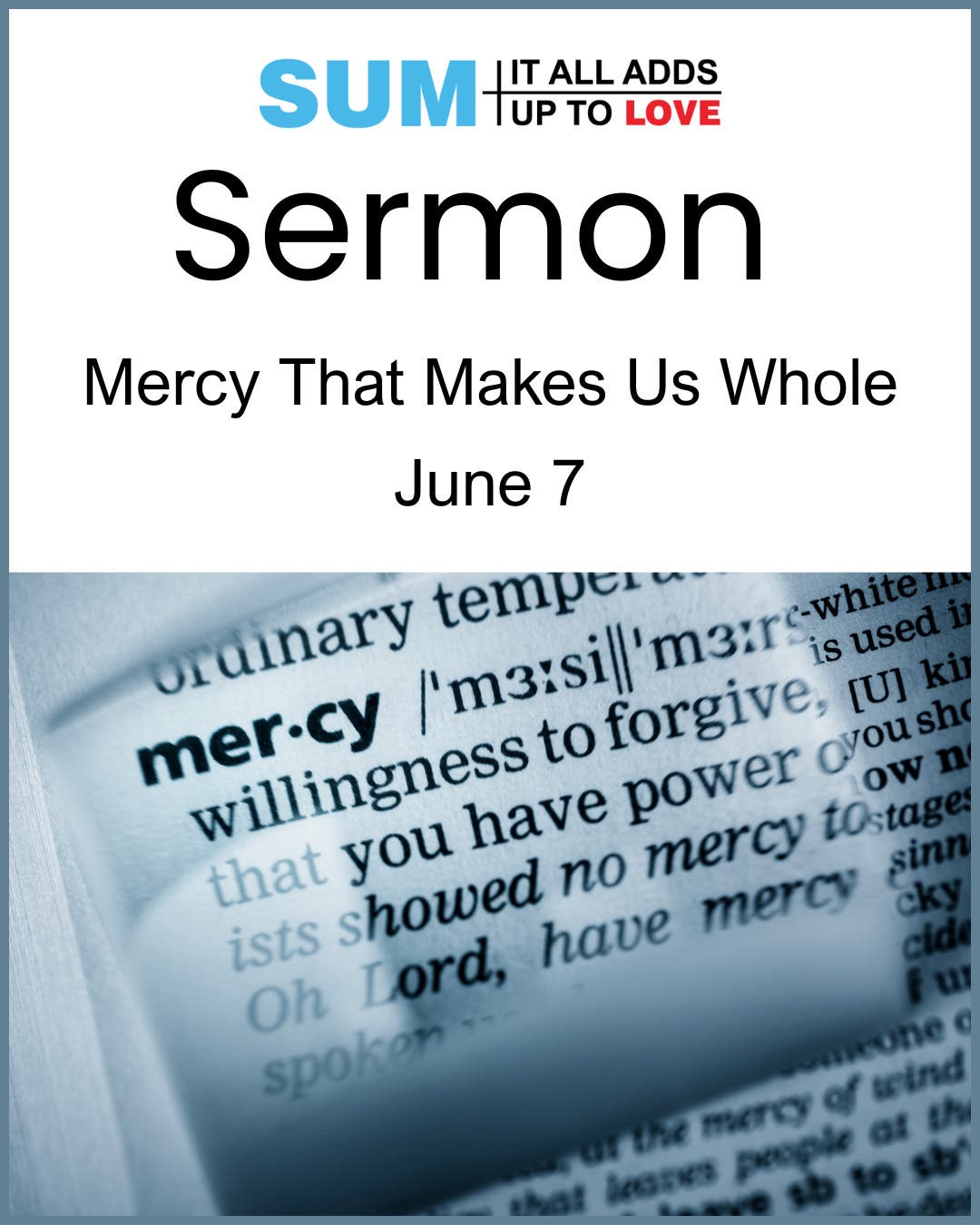 Mercy That Makes Us Whole
