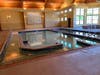 The new aquatic center features a warm-water, wheelchair accessible pool and a hot tub spa.