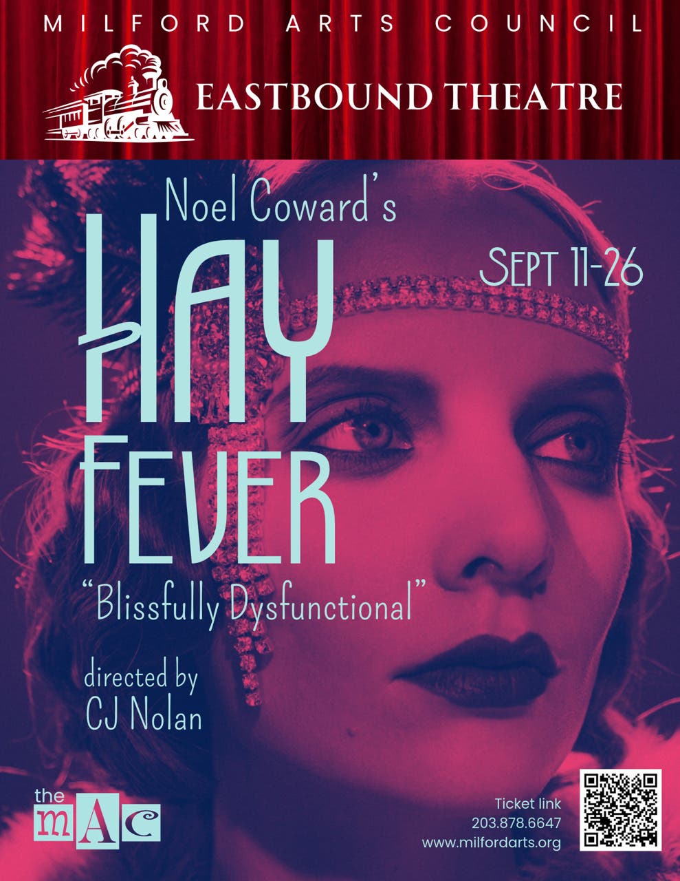 The MAC's Eastbound Theatre presents Noel Coward's "Hay Fever"