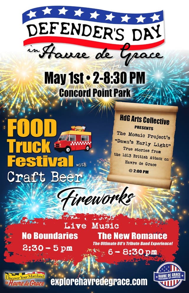 May 1 Defender s Day In Havre De Grace Food Truck Festival Havre De