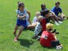 kids playing duck duck goose