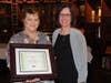 Gayle Koestner, teacher at Muraski Elementary, and Justina Peters, principal.