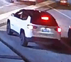 Investigators believe this Jeep Compass hit a Cleveland cop on Saturday morning. 