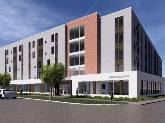 A new student housing facility has begun construction in University Circle.