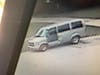 Investigators believe a serial bank robber used this van to escape on Tuesday. 