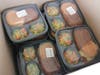 Pre-packaged meals were donated to Westlake seniors by Gordon Food Services.