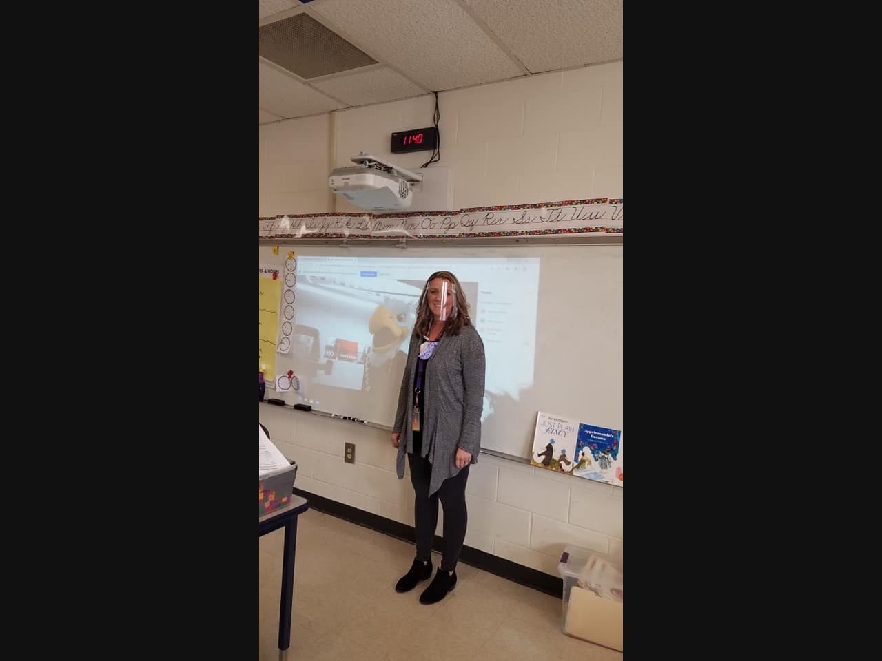 Michelle Friedel was named the Cleveland MonStars Teacher of the Month. 